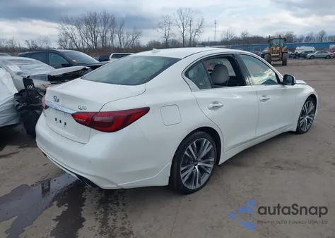 2021 Infiniti Q50 Sensory Awd z USA, uszkodzony, nr VIN JN1EV7CR9MM752257